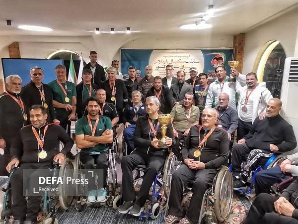 آیین اختتامیه مسابقات بسکتبال با ویلچر ایثارگران سراسر کشور برگزار شد