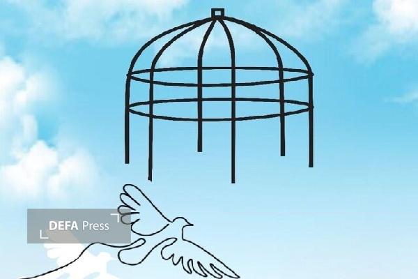 از محل موقوفات بازار آصف سنندج ۱۰ زندانی جرایم مالی آزاد شدند