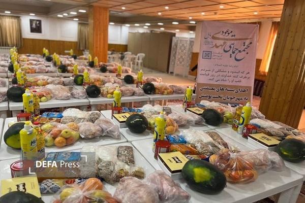 توزیع بسته‌های معیشتی شب یلدا در بابل