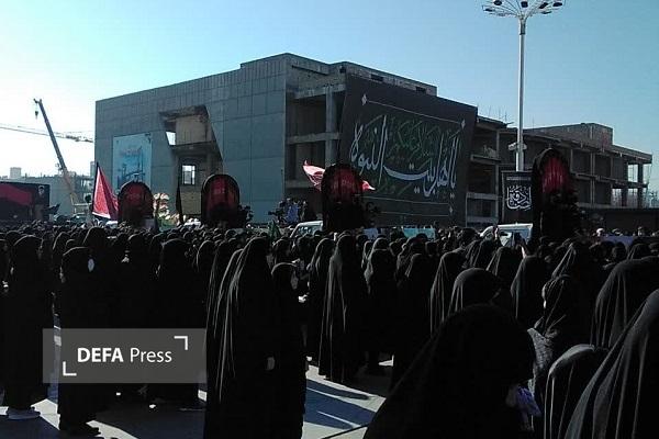 آغاز آیین تشییع پیکر ۱۳ شهید گمنام در مشهد+ فیلم