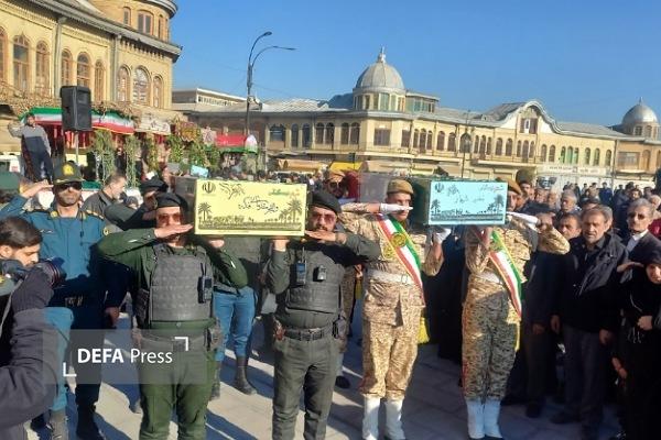 همدان غرق در عطر حضور لاله‌های گمنام شد