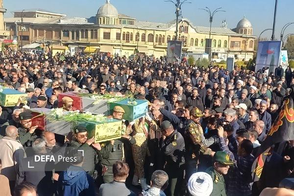 همدان غرق در عطر حضور لاله‌های گمنام شد