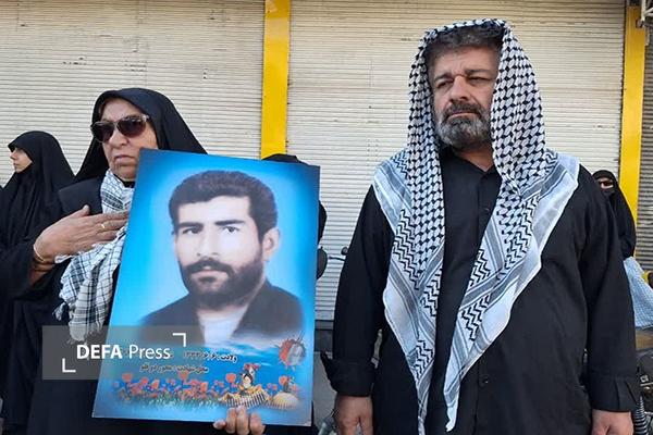 اهوازی ها، شهدا را تا آستانه بهشت بدرقه کردند + تصاویر