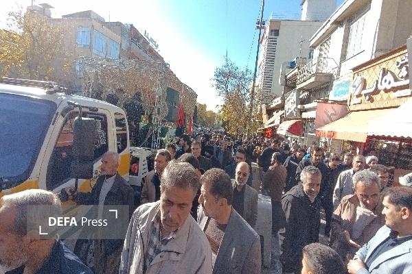 مراسم با شکوه تشییع شهیدان گمنام و تجدید میثاق مردم کردستان با شهدا برگزار شد