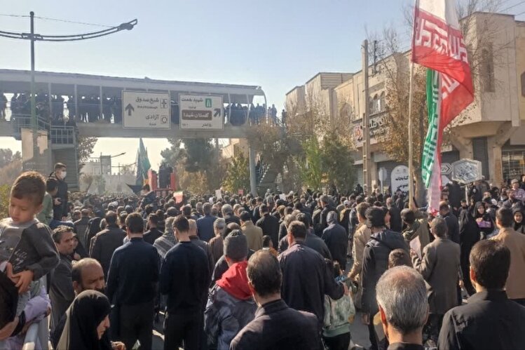 آیین تشییع شهدای گمنام در اصفهان برگزار شد