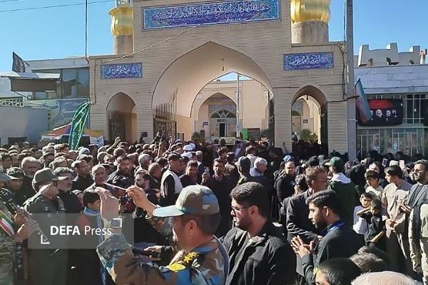 قرار عاشقی با شهید گمنام؛ میزبانی باشکوه از قهرمان وطن در توانبخشی حضرت علی اکبر بیرجند