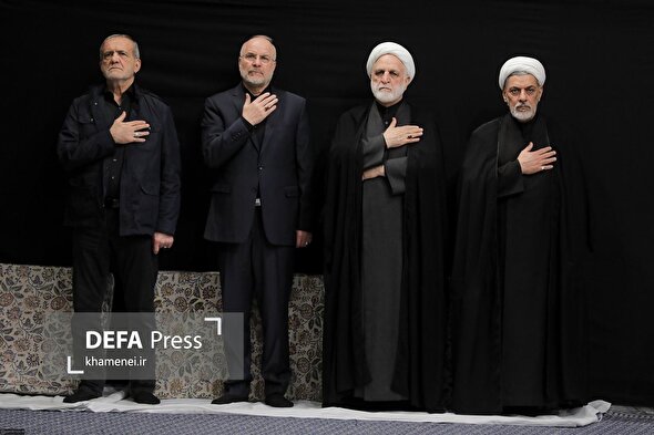 مراسم عزاداری شب شهادت حضرت فاطمة (س) در حسینیه امام خمینی (ره)