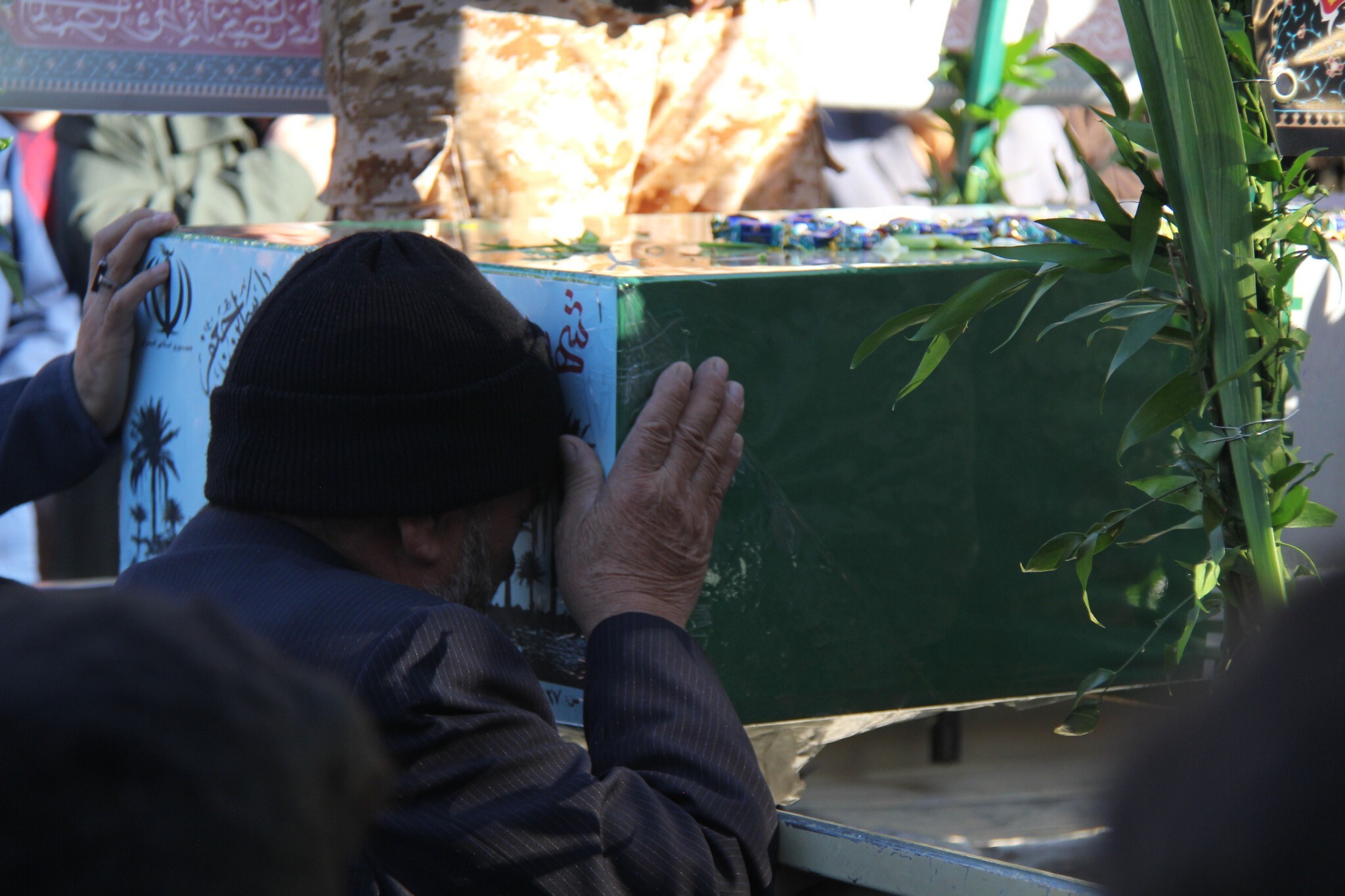 فیلم/مراسم تشییع شهدای گمنام در زنجان