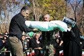 تصاویر/ خاکسپاری پیکر مطهر شهید گمنام در اراک