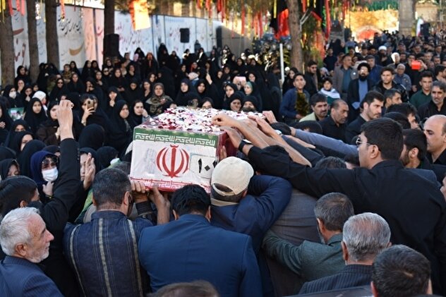 تصاویر/ تدفین شهید گمنام در دانشگاه فرهنگیان یاسوج