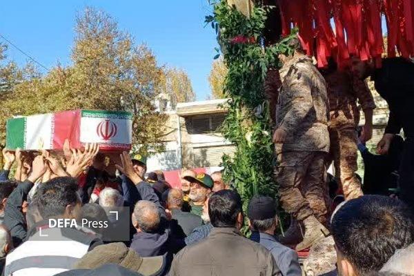 شهید خوش‌نام در اردوگاه فجر همدان آرام گرفت + تصاویر