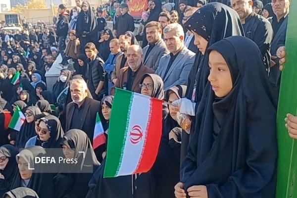 شهید خوش‌نام در اردوگاه فجر همدان آرام گرفت + تصاویر