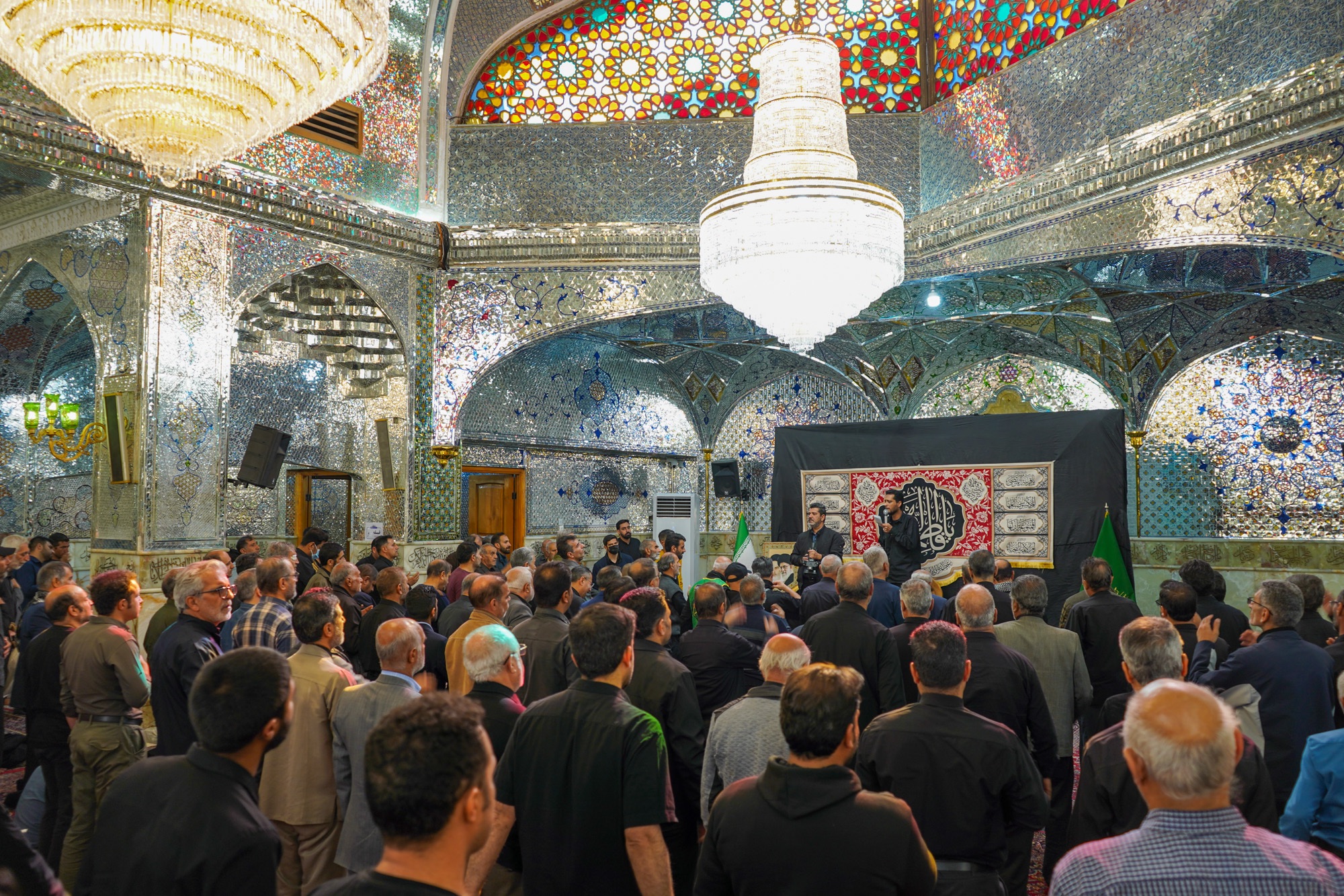 تصاویر/ «خطبه فدکیه» در سومین حرم اهل‌بیت علیهم السلام طنین‌انداز شد