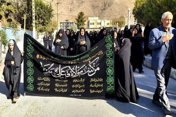 تصاویر/دسته عزاداری شهادت حضرت زهرا سلام الله علیها در شهرستان سیروان