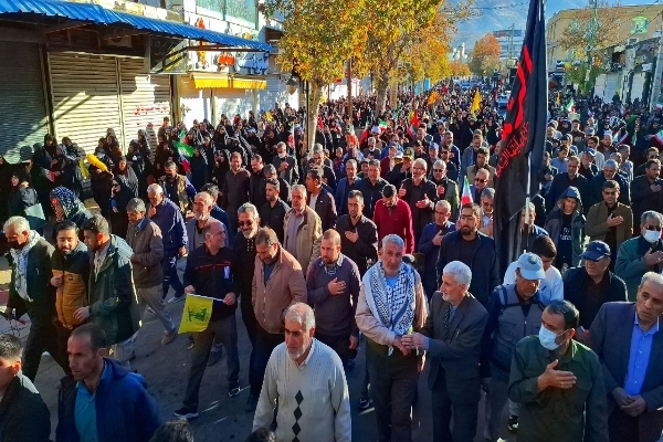 فیلم/ حضور باشکوه عزاداران یاسوجی در پیاده‌روی حرم تا حرم و تشییع شهدای گمنام