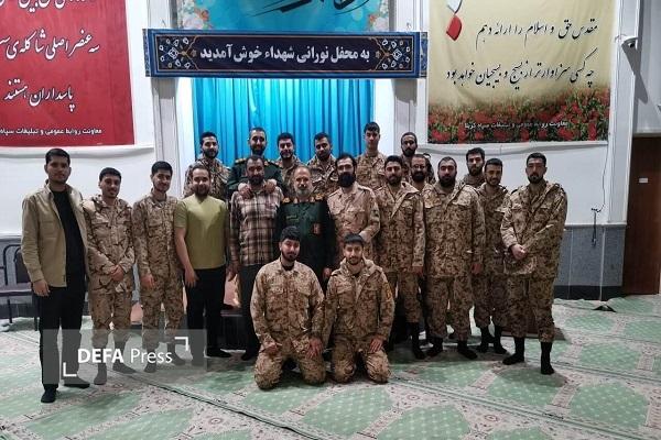 شب یلدایی فرمانده سپاه کربلا با سربازان وظیفه