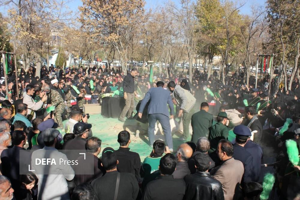 تصاویر/ تشییع کاروان اهالی بهشت در شهر آفتاب/۲