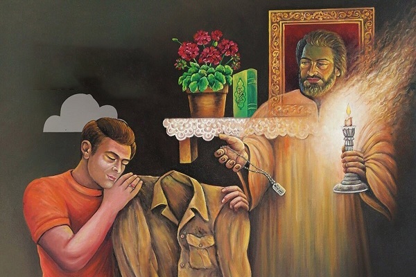 افتتاح نمایشگاه «ایستاده‌ایم تا ابد، سرسبز و سربلند» در نگارخانه اشراق مشهد