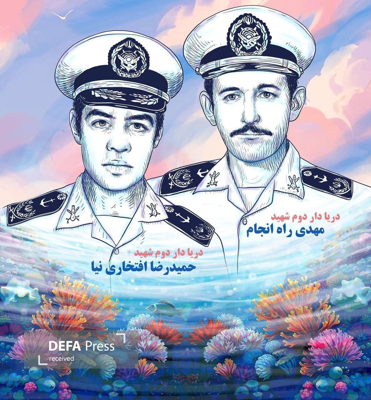 دیوارنگاری یادمان شهیدان افتخارینیا و راهانجام در تهران اجرا شد دیوارنگاری یادمان شهیدان افتخارینیا و راهانجام در تهران اجرا شد