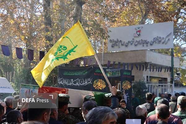 بدرقه شهید گمنام عملیات «خیبر» در مشهد+ تصاویر