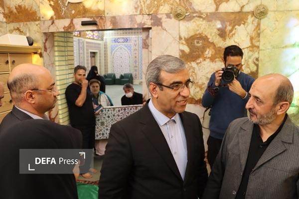 بدرقه شهید گمنام عملیات «خیبر» در مشهد+ تصاویر