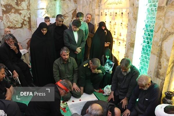 بدرقه شهید گمنام عملیات «خیبر» در مشهد+ تصاویر