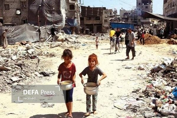 دفتر رسانه‌ای غزه: ۴۲ درصد از ساکنان نوار غزه در طول روز هیچ غذایی دریافت نمی‌کنند