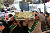 کلیپ/ تشیع و تدفین شهید گمنام ۳۵ ساله در سوادکوه