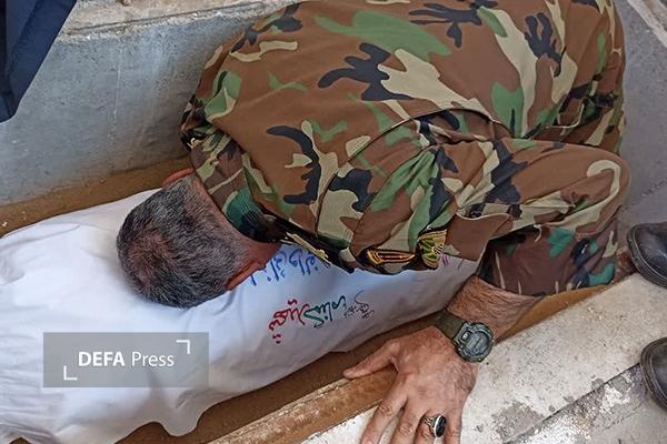 قرارگاه منطقه‌ای جنوب غرب نزاجا متبرک به حضور یک شهید گمنام شد