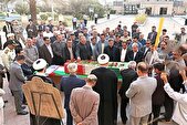 بدرقه شهید گمنام توسط جهادگران خوزستان