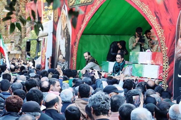 فیلم/ حماسه علوی‌تبار‌ها در قاب تشییع شهدای گمنام