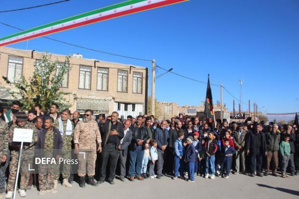 تدفین شهید گمنام عملیات «والفجر ۳» در گرماب+ تصاویر