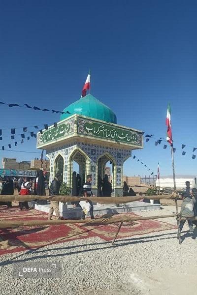 تدفین شهید گمنام عملیات «والفجر ۳» در گرماب+ تصاویر
