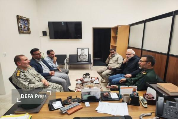 سردار آقامرادی از اداره‌کل حفظ آثار دفاع مقدس قزوین بازدید کرد