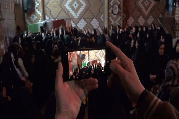 تصاویر/ میزبانی دیار بیجار گروس از پیکر مطهر شهید خوش نام