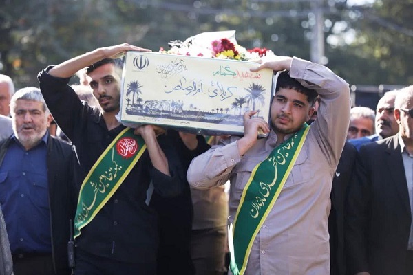 تصاویر/ تدفین پیکر مطهر شهید گمنام در سوادکوه شمالی