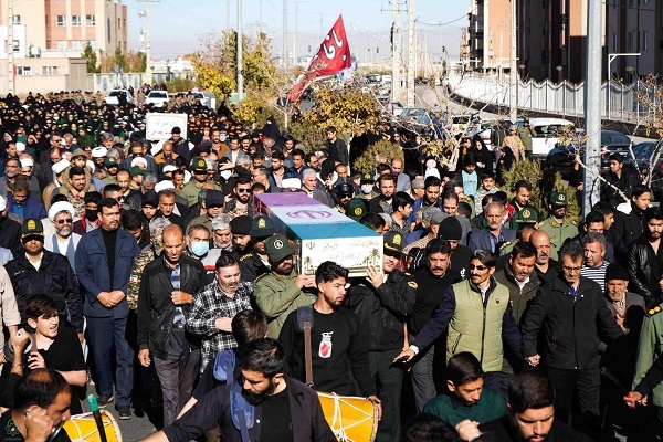 تصاویر/ تشییع و تدفین شهید گمنام در گلبهار