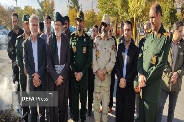 یادواره شهدای سرخه‌توت سروآباد با حضور فرمانده سپاه کردستان برگزار شد