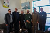 تصاویر/دیدار «سرهنگ حرزاده» با نمایندگی نیروی دریایی راهبردی ا. ج. ا در یزد