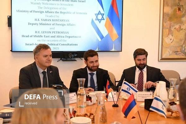 نشست مشترک ارمنستان و رژیم صهیونیستی برای فعال‌سازی روابط