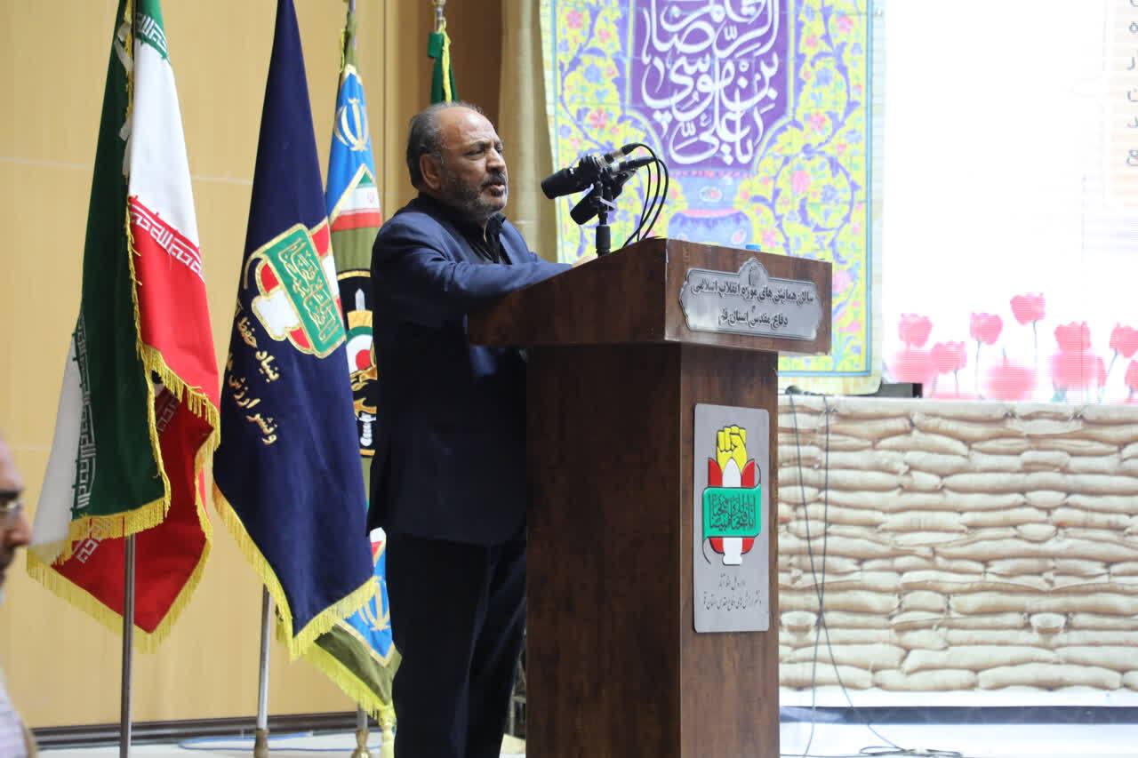 تقدیر از ایثارگران عملیات طریق القدس در قم