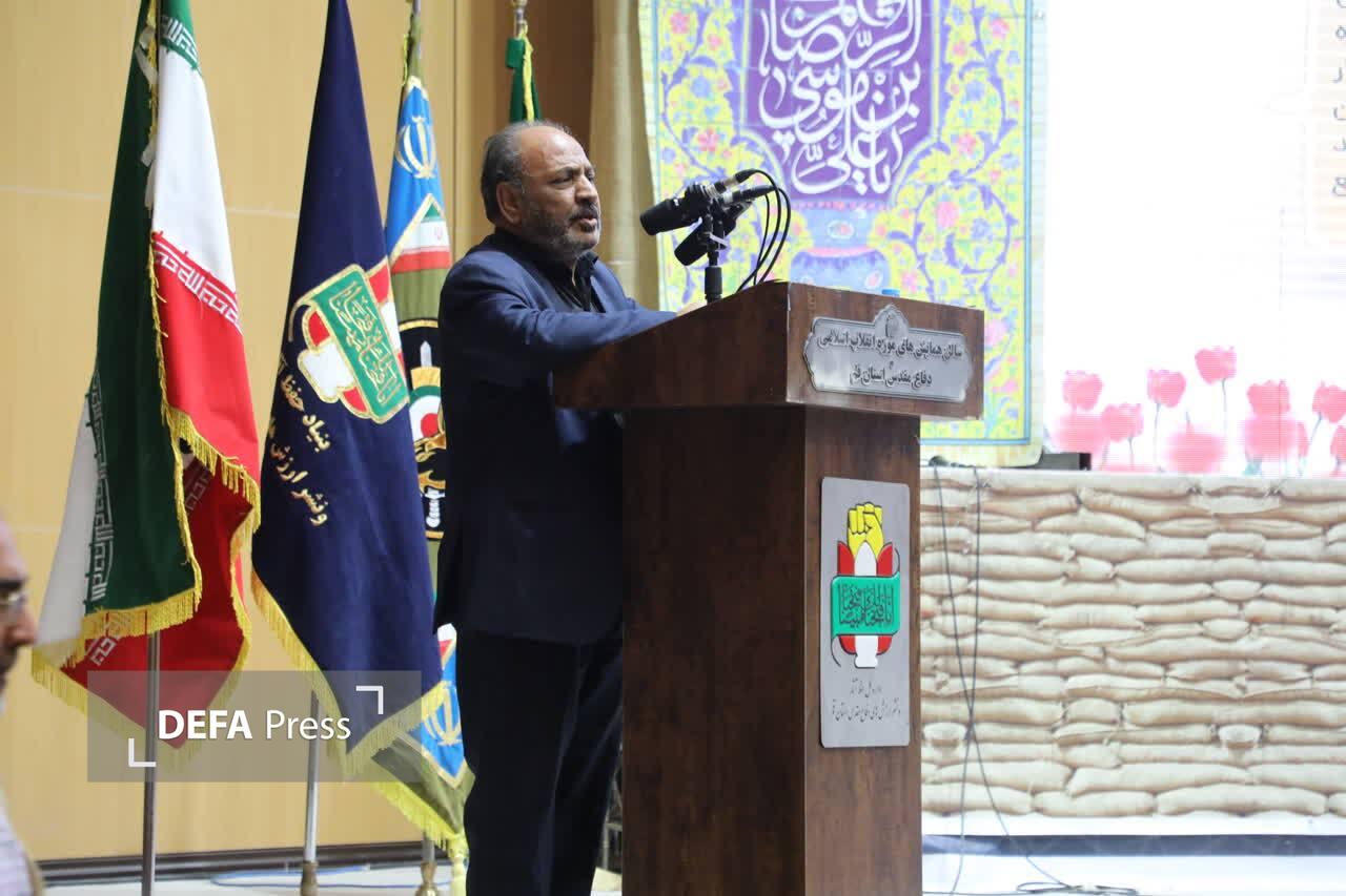 تقدیر از ایثارگران عملیات طریق القدس در قم