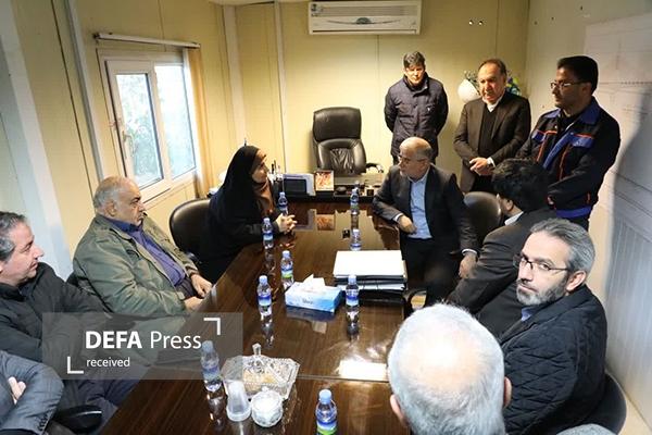 وزیر راه و شهرسازی وارد استان البرز شد و از پروژه‌های عمرانی بازدید کرد