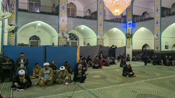 تصاویر/برگزاری مراسم سوم شهیدگمنام مسجد صاحب الزمان(عج) میبد