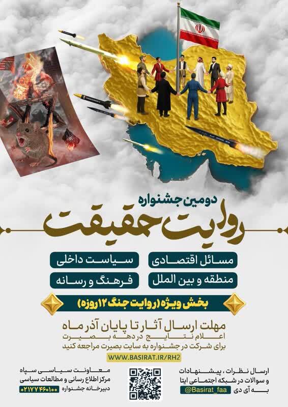 رونمایی از پوستر دومین جشنواره روایت حقیقت رونمایی از پوستر دومین جشنواره روایت حقیقت