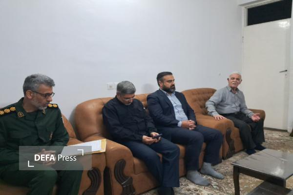 دیدار و تجلیل فرمانده سپاه حضرت جوادالائمه (ع) خراسان شمالی از خانواده شهدا + تصاویر