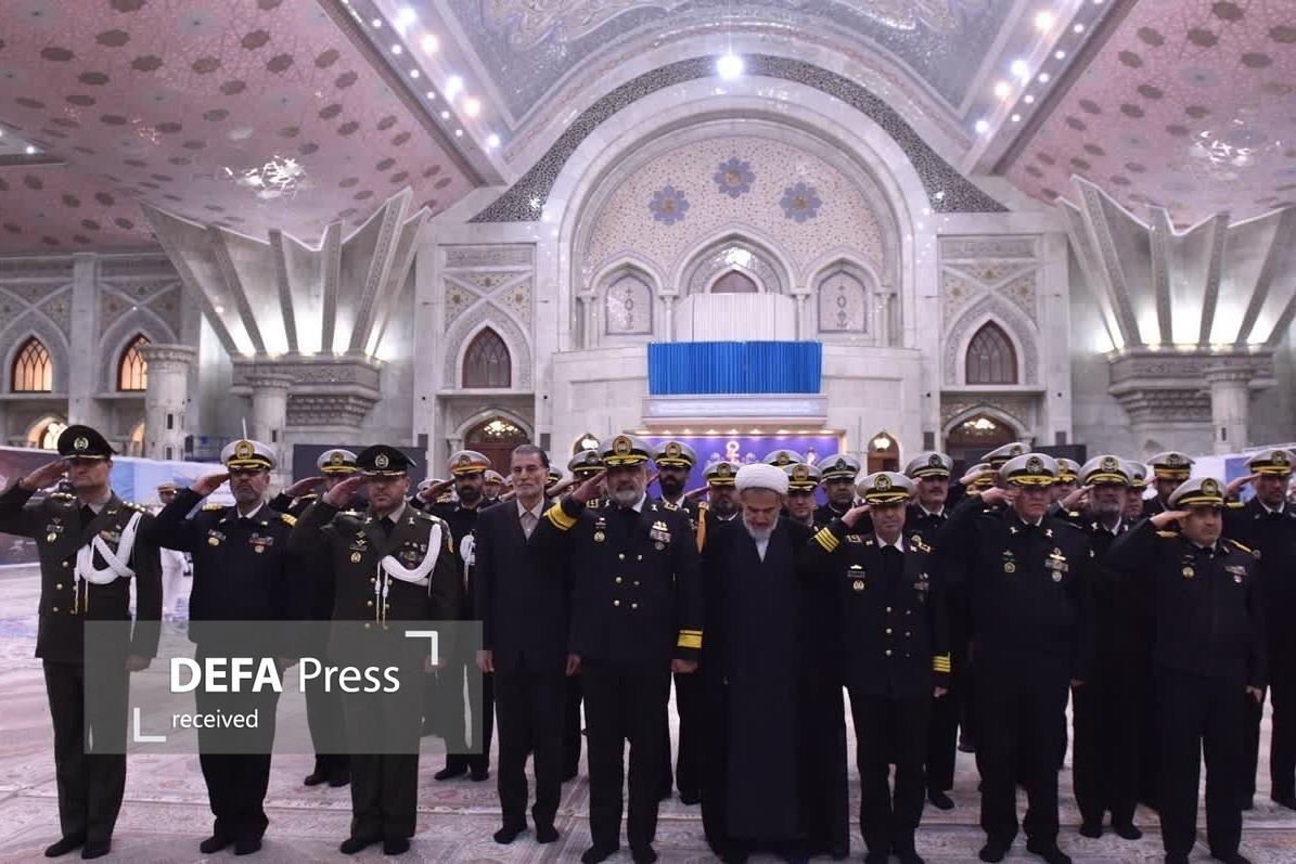 تجدید میثاق فرماندهان نیروی دریایی ارتش با آرمان‌های امام خمینی (ره)