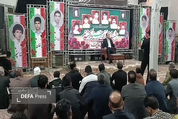 گرامیداشت شهدای شهر سنگدوین و پیچک محله علی آباد کتول استان گلستان