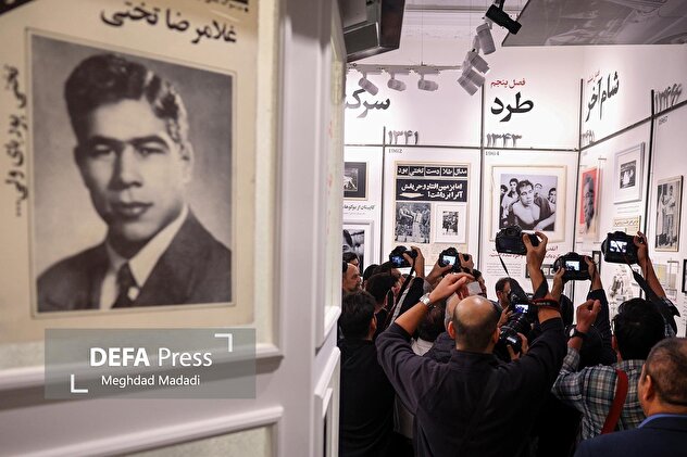 افتتاح نمایشگاه آقا تختی