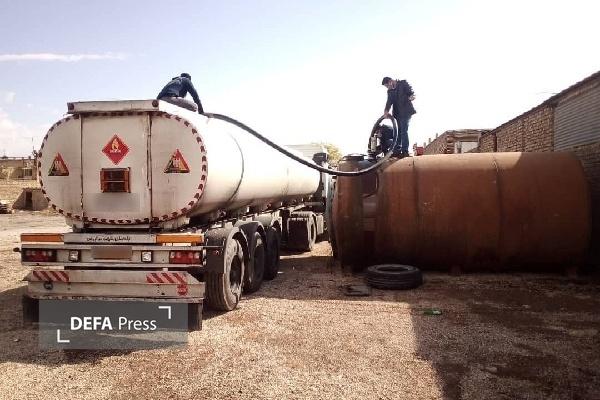 از چهار کامیون تانکردار در مرز باشماق ۱۱۶ هزار لیتر سوخت قاچاق کشف شد